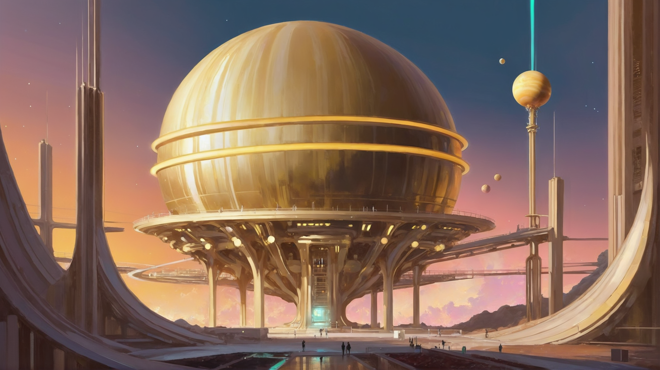 01128-743814412-digital art, golden hour, architecture, _at the Neon Enigmatic Gas giant_.webp